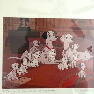 Disney lithograph Thunderbolt The Greatest Dog